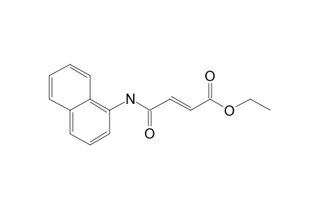 Fumaric acid, monoamide, N-(1-naphthyl)-, ethyl ester