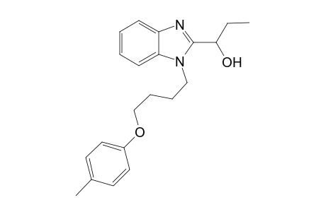 1-{1-[4-(4-methylphenoxy)butyl]-1H-1,3-benzodiazol-2-yl}propan-1-ol