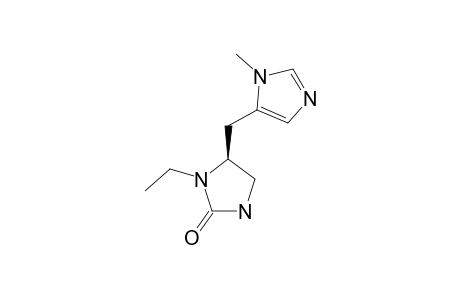 (S)-3-ETHYL-4-(1'-METHYL-5'-IMIDAZOLYL)-2-IMIDAZOLIDINONE