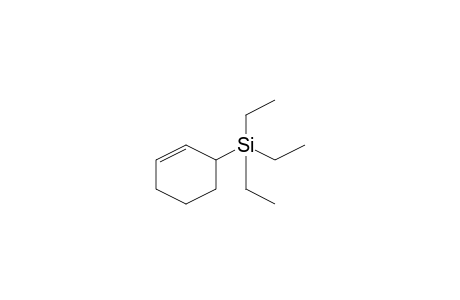 2-Cyclohexen-1-yl(triethyl)silane