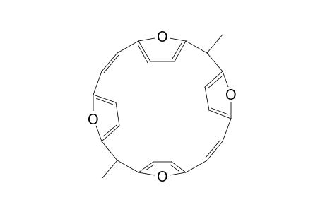 (Z,Z)-5,16-Dihydro-5,16-dimethyl-1,4 : 6,9 : 12,15 :17,20-tetraepoxy-[22]annulene