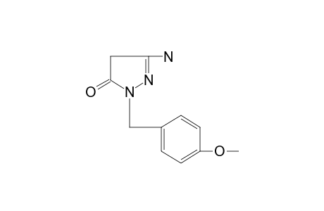 3-amino-1-(p-methoxybenzyl)-2-pyrazolin-5-one