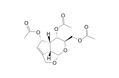 [4-S-(4A-ALPHA,5-BETA,6-ALPHA,7A-ALPHA,7B-BETA)]-4,5-DIACETYLOXY-6-(ACETYLOXYMETHYL)-4,4A,5,6,7A,7B-HEXAHYDRO-2H-1,7-DIOXACYCLOPENT-[CD]-INDENE