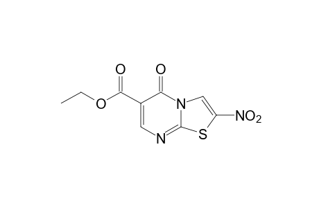 2-nitro-5-oxo-5H-thiazolo[3,2-a]pyrimidine-6-carboxylic acid, ethyl ester