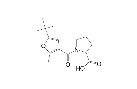 Pyrrolidine-2-carboxylic acid, 1-(5-tert-butyl-2-methy-3-furoyl)-