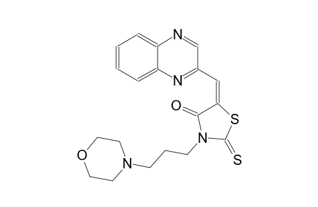 4-thiazolidinone, 3-[3-(4-morpholinyl)propyl]-5-(2-quinoxalinylmethylene)-2-thioxo-, (5E)-