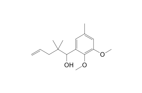 1-(2,3-Dimethoxy-5-methylphenyl)-2,2-dimethylpent-4-en-1-ol
