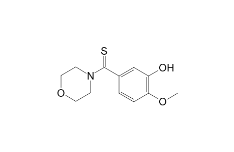 2-Methoxy-5-(4-morpholinylcarbothioyl)phenol