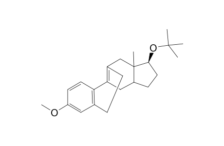 (+,-)-17B-T-butoxy-3-methoxy-7(8->11)abeo-estra-1,3,4(10),9(11)-tetraene