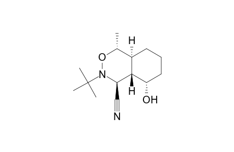 rel-(1R,3S,4S,4aS,5S,8aS)-4-cyano-3-(1,1-dimethylethyl)-5-hydroxy-1-methylperhydrobenz[d][1,2]oxazine