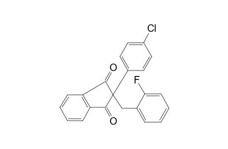 2-(4-chlorophenyl)-2-(2-fluorobenzyl)-1H-indene-1,3(2H)-dione