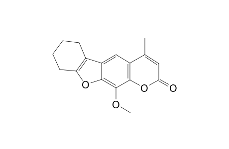 11-methoxy-4-methyl-6,7,8,9-tetrahydro-[1]benzoxolo[3,2-g]chromen-2-one