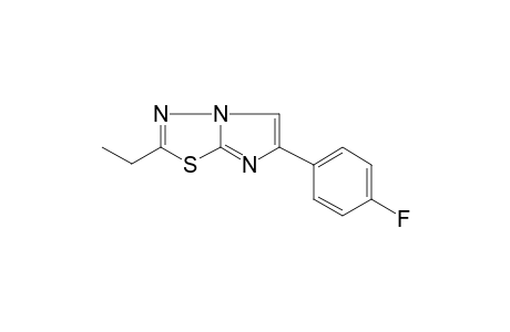 2-Ethyl-6-(4-fluorophenyl)imidazo[2,1-b][1,3,4]thiadiazole