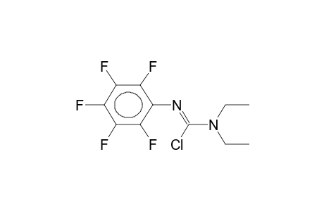 N-PENTAFLUOROPHENYL-N',N'-DIETHYLCHLOROFORMAMIDINE