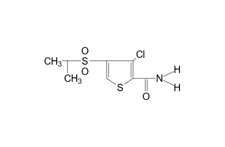 3-chloro-4-(isopropylsulfonyl)-2-thiophenecarboxamide