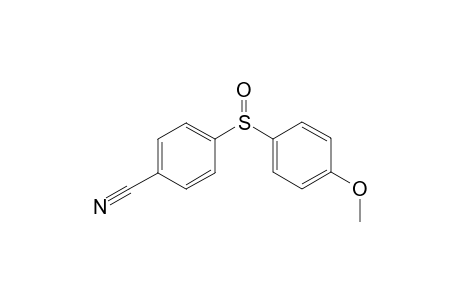 4-[(4-Methoxyphenyl)sulfinyl]benzonitrile