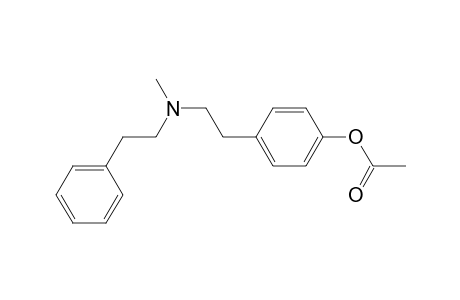 N-methyl-beta-(p-acetoxyphenyl)-beta'-phenyl-diethylamine