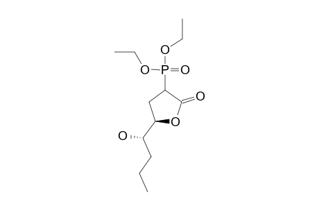 DIETHYL-(5R*,1'R*)-5-(1'-HYDROXYBUTYL)-2-OXOTETRAHYDROFURAN-3-YL-PHOSPHONATE;MAJOR-DIASTEREOISOMER