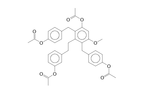 3,3'-DIACETOXYX-2,6-BIS-(PARA-ACETOXYBENZYL)-5-METHOXY-BIBENZYL