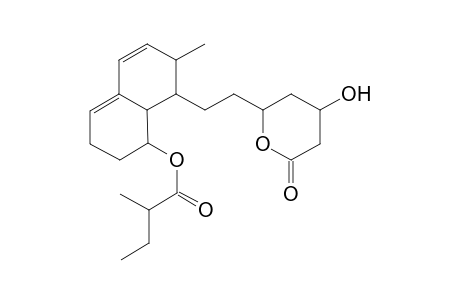 2-methylbutyric acid [8-[2-(4-hydroxy-6-keto-tetrahydropyran-2-yl)ethyl]-7-methyl-1,2,3,7,8,8a-hexahydronaphthalen-1-yl] ester