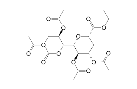 Ethyl 4,5,7,8,9-penta-O-acetyl-2,6-Anhydro-3-deoxy-D-erythro-L-gluco-nononate