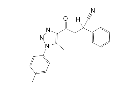 (R)-4-(5-methyl-1-(p-tolyl)-1H-1,2,3-triazol-4-yl)-4-oxo-2-phenylbutanenitrile