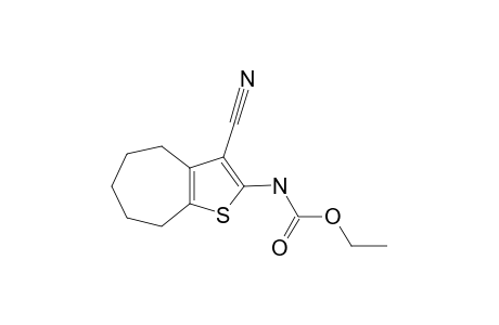 (3-CYANO-5,6,7,8-TETRAHYDRO-4H-CYCLOHEPTA-[B]-THIOPHENE-2-YL)-CARBAMIC-ACID-ETHYLESTER