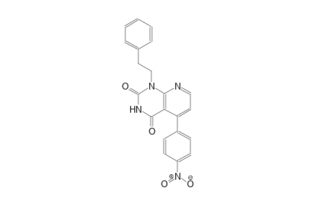 pyrido[2,3-d]pyrimidine-2,4(1H,3H)-dione, 5-(4-nitrophenyl)-1-(2-phenylethyl)-