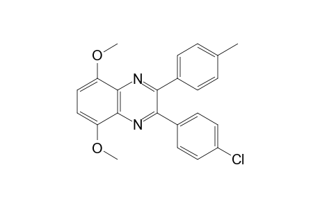 2-(p-chlorophenyl)-5,8-dimethoxy-3-p-tolylquinoxaline