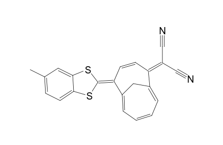 Propanedinitrile, [5-(5-methyl-1,3-benzodithiol-2-ylidene)bicyclo[4.4.1]undeca-3,6,8,10 -tetraen-2-ylidene]-, (Z)-(.+-.)-