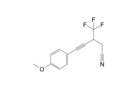 5-(4-Methoxyphenyl)-3-(trifluoromethyl)pent-4-ynenitrile