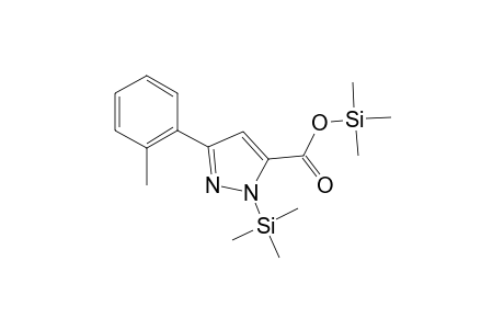 3-(2-Methylphenyl)-1H-pyrazole-5-carboxylic acid, N-trimethylsilyl-, trimethylsilyl ester