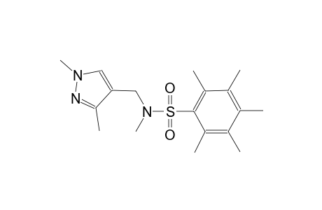 N-[(1,3-dimethyl-1H-pyrazol-4-yl)methyl]-N,2,3,4,5,6-hexamethylbenzenesulfonamide