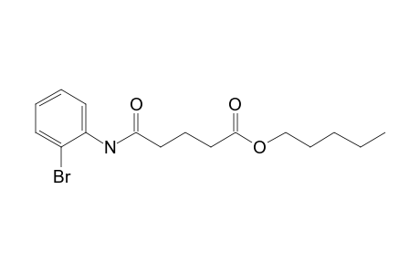 Glutaric acid, monoamide, N-(2-bromophenyl)-, pentyl ester