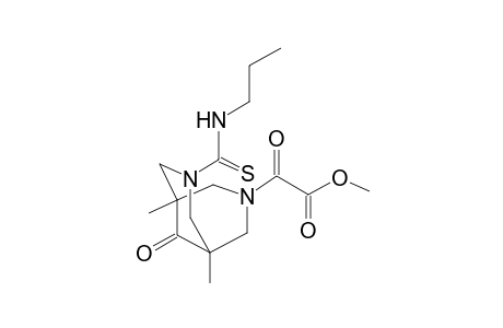 methyl {1,5-dimethyl-9-oxo-7-[(propylamino)carbothioyl]-3,7-diazabicyclo[3.3.1]non-3-yl}(oxo)acetate