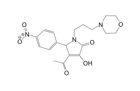 4-acetyl-3-hydroxy-1-[3-(4-morpholinyl)propyl]-5-(4-nitrophenyl)-1,5-dihydro-2H-pyrrol-2-one