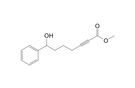 7-hydroxy-7-phenyl-hept-2-ynoic acid methyl ester