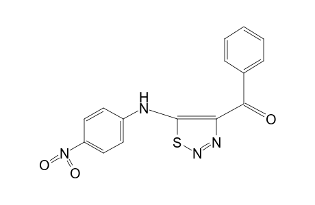 4-benzoyl-5-(p-nitroanilino)-1,2,3-thiadiazole