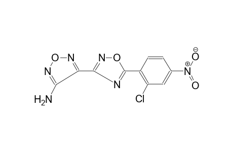 1,2,5-oxadiazol-3-amine, 4-[5-(2-chloro-4-nitrophenyl)-1,2,4-oxadiazol-3-yl]-