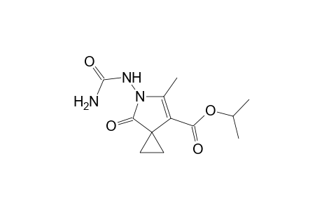 Isopropyl 5-[(aminocarbonyl)amino]-6-methyl-4-oxo-5-azaspiro[2,4]hept-6-ene-7-carboxylate