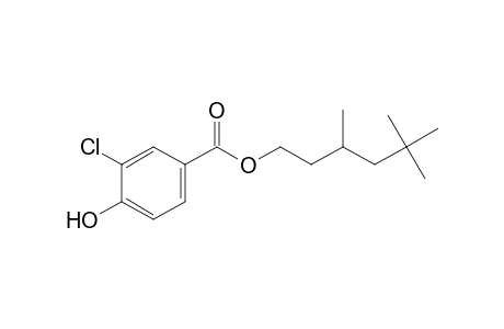 3-chloro-4-hydroxybenzoic acid, 3,5,5-trimethylhexyl ester