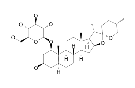 (25R)-3-BETA-HYDROXY-5-ALPHA-SPIROSTAN-1-BETA-YL-BETA-D-GLUCOPYRANOSIDE