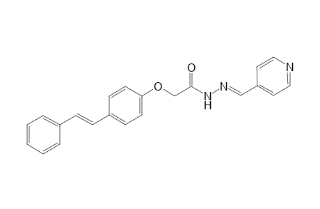 N(1)-[(Stilbenyloxy)methylenecarbonyl]-N(2)-(4"-pyridin-1"-yl)hydrazone