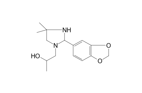 2-[3,4-(methylenedioxy)phenyl]-alpha,4,4-trimethyl-1-imidazolidineethanol