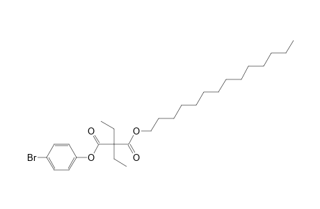 Diethylmalonic acid, 4-bromophenyl tetradecyl ester