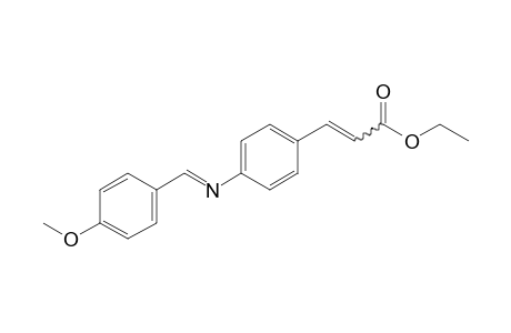 p-[(p-Methoxybenzylidene)amino]cinnamic acid, ethyl ester