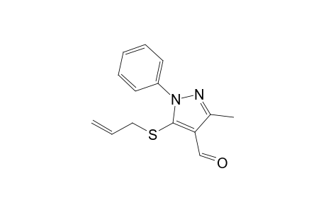 5-ALLYLSULFANYL-3-METHYL-1-PHENYLPYRAZOLE-4-CARBALDEHYDE