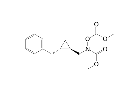 trans-N,O-Bis(methoxycarbonyl)-N-[(2-benzylcyclopropyl)methyl]hydroxylamine