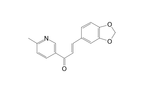 2-Methyl-5-(3,4-methylenedioxycinnamoyl)pyridine