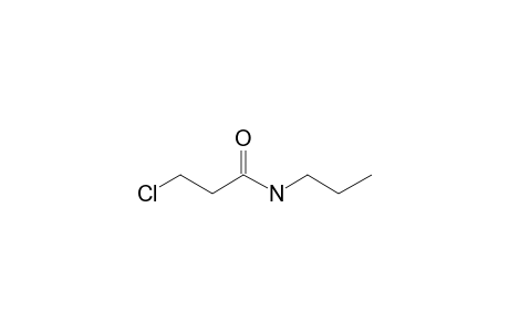 Propionamide, 3-chloro-N-propyl-